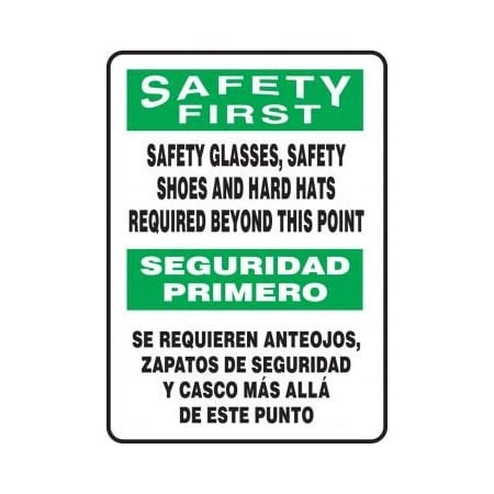 SPANISH BILINGUAL Safety Sign SBMPPA904XL